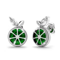 Annie Bloom Earrings Zest Bloom Earrings in Emerald