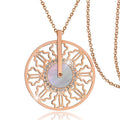 Bullion Gold Necklaces Vintage Medallion Necklace