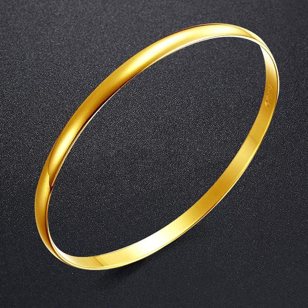 Medium Line Bangle Gold
