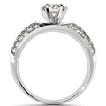 Passion Jewellery Rings US 6.75 [EGL Certified] Diamond Engagement Ring in 14ct White Gold (TDW=1.00 Carats)