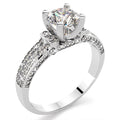 [EGL Certified] Diamond Engagement Ring in 14ct White Gold (TDW=1.08 Carats)