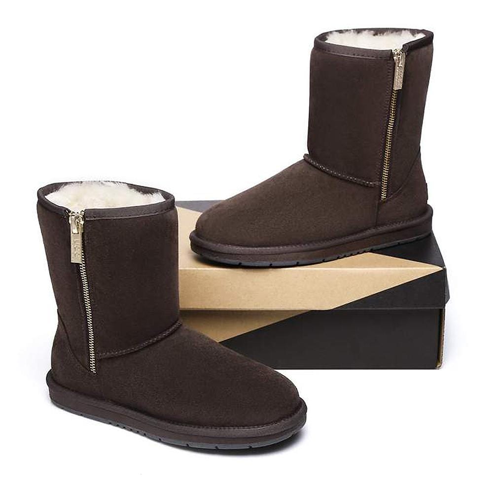 AS UGG Boots Short Zipper #511015 - Brilliant Co