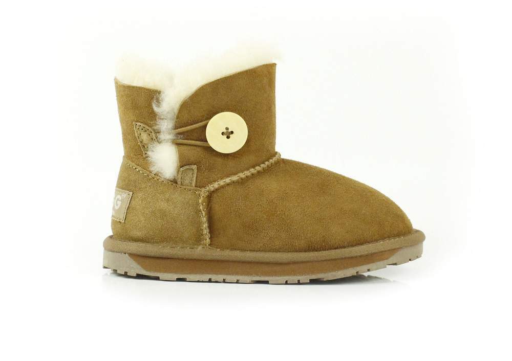 Ever UGG Kids Mini Button Boots #11512 - Brilliant Co