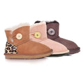 Ever UGG Kids Mini Button Boots #11512 - Brilliant Co