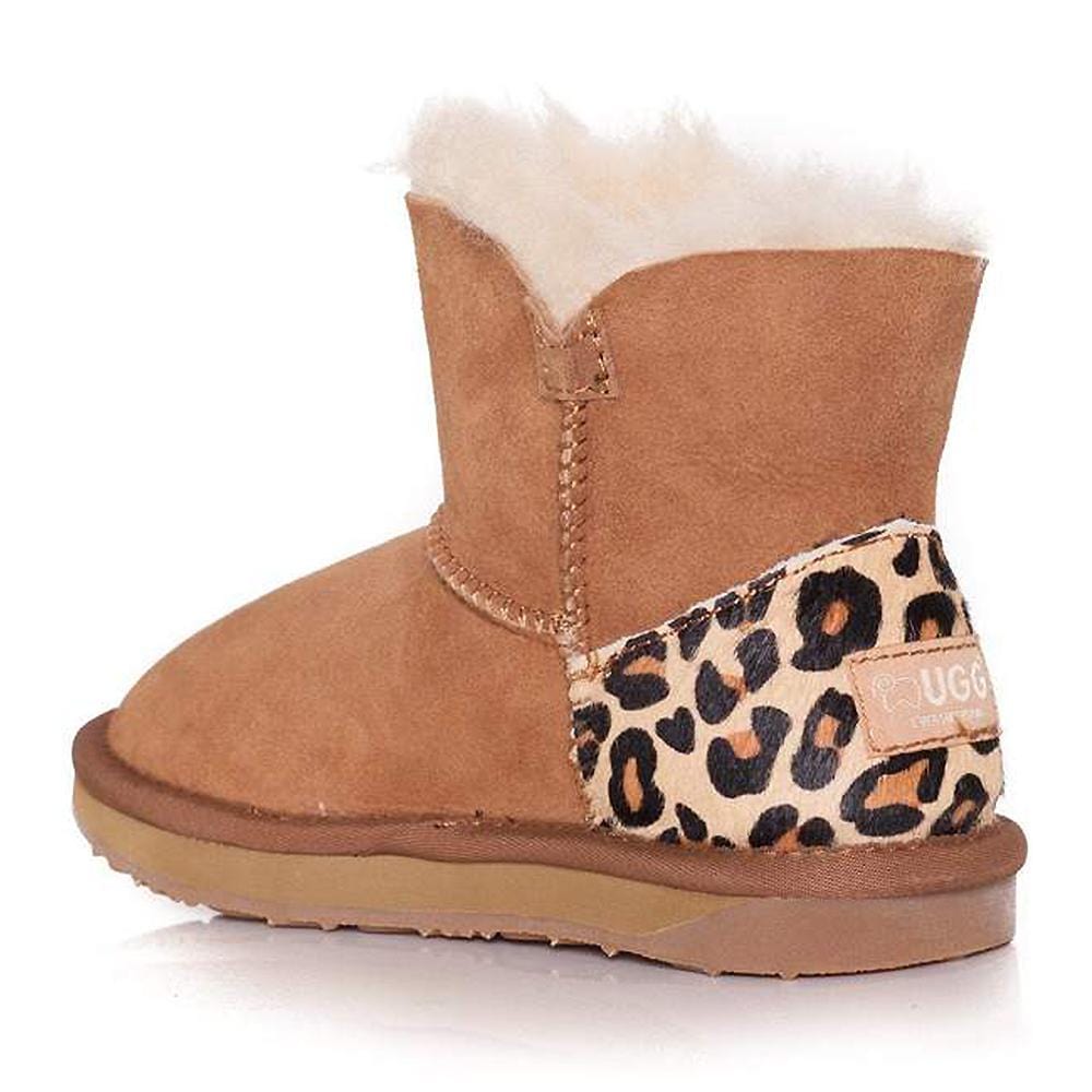 Ever UGG Kids Mini Button Boots #11512 - Brilliant Co