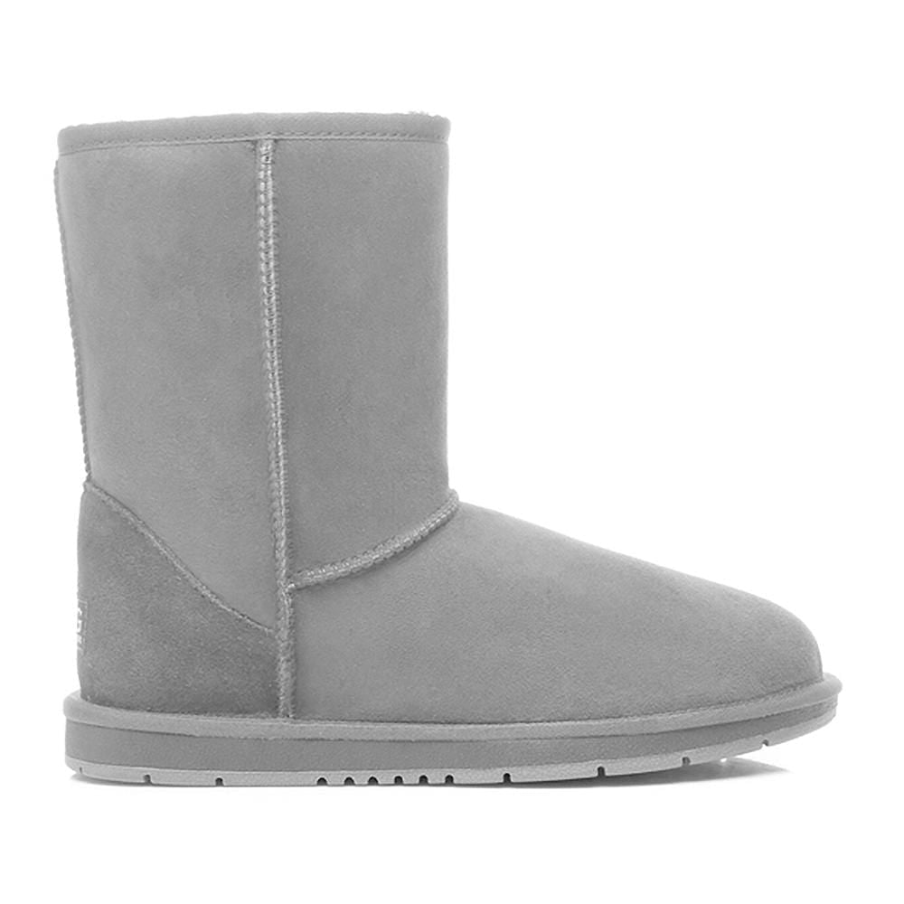UGG Footwear Grey / AU Ladies 4 / AU Men 2 / EU 35 UGG Boots Australia Premium Double Face Sheepskin Unisex Short Classic,Water Resistant #15801