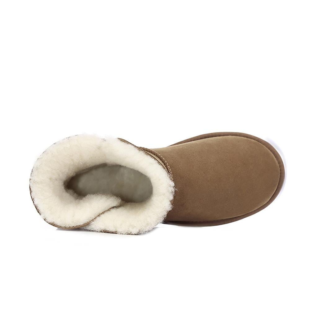 UGG Footwear UGG Boots Australia Premium Double Face Sheepskin Mini Button,Water Resistant #15702